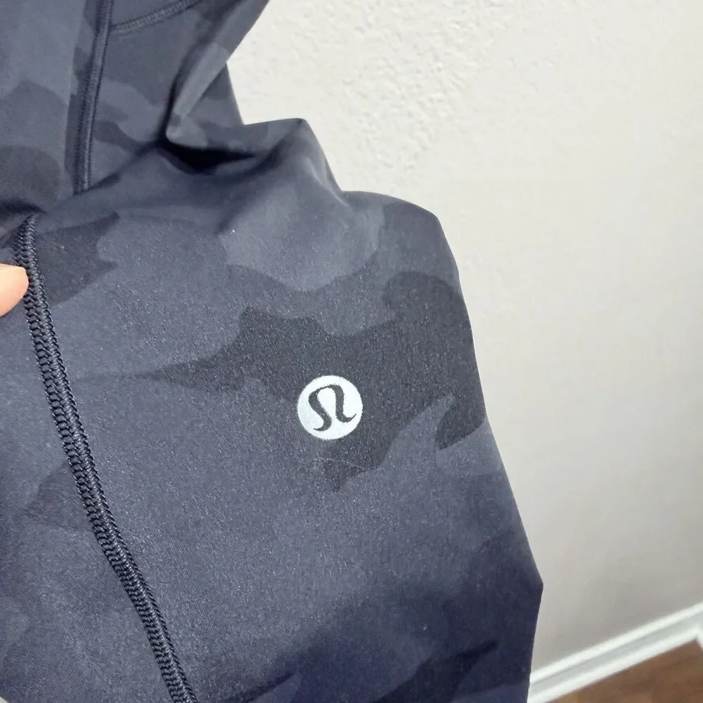 Lululemon Fast and Free High-Rise Crop II 23” Sz 6 Incognito Camo